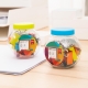 Color Binder Clips 25mm 12 pieces in Jar